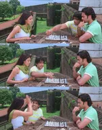 navdeep memes, memes, plain memes, navdeep plain meme, telugu memes - Arya playing chess on both sides