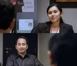 ninin memes, memes, plain memes, ninin plain meme, malayalam memes - Pooja and Arun smirking at each other