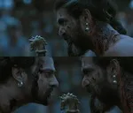 baahubali memes, memes, plain memes, baahubali movie meme, baahubali movie plain meme, baahubali movie telugu memes - Mahendra Baahubali and Ballaladeva face off