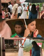 vellimoonga memes, memes, plain memes, vellimoonga movie meme, vellimoonga movie plain meme, vellimoonga movie malayalam memes - Pachan oogling Manju