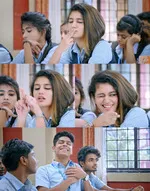 oru adaar love memes, memes, plain memes, oru adaar love movie meme, oru adaar love movie plain meme, oru adaar love movie malayalam memes - Priya gesturing Roshan
