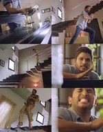 race gurram memes, memes, plain memes, race gurram movie meme, race gurram movie plain meme, race gurram movie telugu memes - Ram jumping from stairs