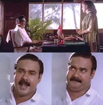 yaadhavam memes, memes, plain memes, yaadhavam movie meme, yaadhavam movie plain meme, yaadhavam movie malayalam memes - Palappuram listening to Vishwanatha Menon and Anjana