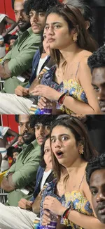 thrissure fc football match memes, memes, plain memes, thrissure fc football match movie meme, thrissure fc football match movie plain meme, thrissure fc football match movie malayalam memes - Priya Varrier's expression in Thrissure FC football match