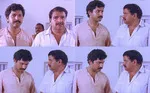 jagratha memes, memes, plain memes, jagratha movie meme, jagratha movie plain meme, jagratha movie malayalam memes - Kumar and Kurup looking at each other