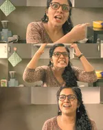 love memes, memes, plain memes, love movie meme, love movie plain meme, love movie malayalam memes - Deepti getting angry
